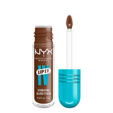 NYX Lip IV brinda brillo hidratante y tono suave con Splash N Spice Marrón