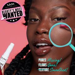 Acabado transparente de NYX Pore Filler que no altera el maquillaje.