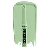 NYX Pro Fix Stick Corrector Verde, empaque visible para corrección rápida de color.