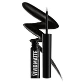 Delineador líquido mate de NYX con punta fina para trazos precisos.