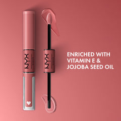NYX PROFESSIONAL MAKEUP Shine Loud top coat: brillo ultrarreflante sin sensación pegajosa.
