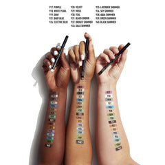 NYX Slim Eye Pencil Bronze Shimmer used on the waterline for subtle shimmer