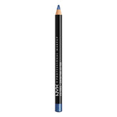 Lápiz delineador NYX Slim Eye Pencil Sapphire para delineado preciso y duradero.