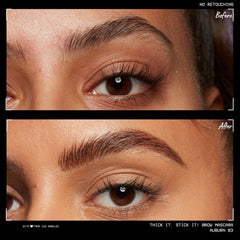 NYX Thick It Stick It: fórmula de larga duración para cejas de aspecto natural.