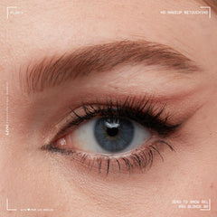 NYX Zero to Brow gel muestra tonos para encontrar tu tono ideal.