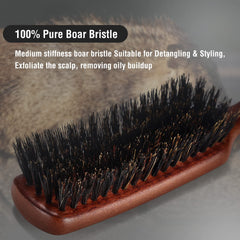 O BRUSHZOO mano sosteniendo cepillo para cabello sano