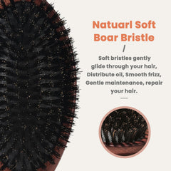 O BRUSHZOO masaje suave del cuero cabelludo para mejor circulación.
