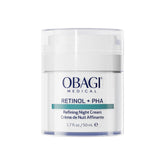 Obagi Medical Retinol-PHA Noche crema en bote, renovación suave de la piel.
