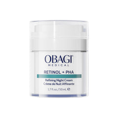 Obagi Medical Retinol-PHA Noche crema en bote, renovación suave de la piel.