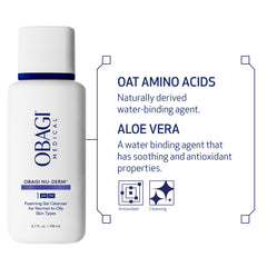 Obagi Nu-Derm limpia el exceso de grasa sin resecar
