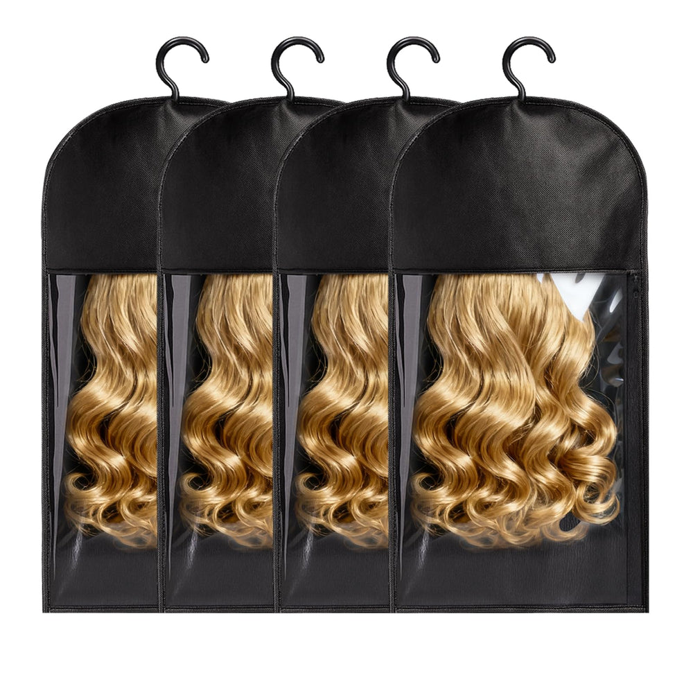 obeoby bolsas para pelucas con colgador, orden y protección