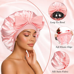 Obeoby bonete seda ajuste correa regulable: ajuste cómodo para todas las tallas y noche fresca