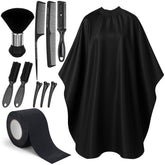 Capa de barbero Obeoby 10-en-1 para cortes limpios y cómodos.