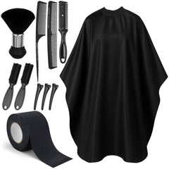 Capa de barbero Obeoby 10-en-1 para cortes limpios y cómodos.