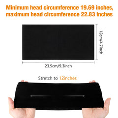 obeoby cinta para la cabeza gris ideal para yoga y ejercicios suaves