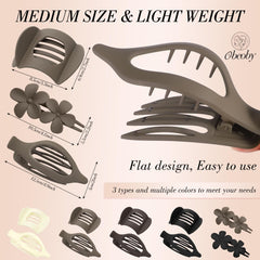 Obeoby clip frances plano cafe combina con conjuntos elegantes.