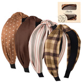 Diadema obeoby antideslizante en marrón neutro para un ajuste seguro durante el día