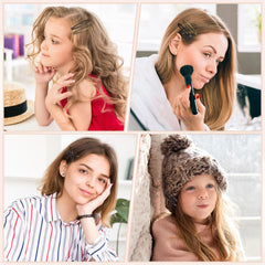 Pinza metálica rosa de Obeoby para peinados rápidos y elegantes.