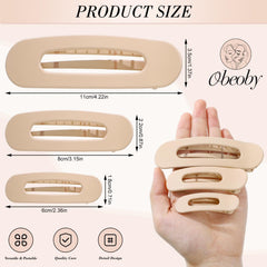 obeoby prendedor plano cabello mediano: ideal para media coleta.