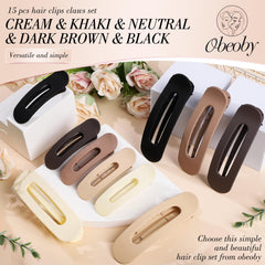 obeoby prendedor plano cabello pequeno: perfecto para asegurar flequillo.