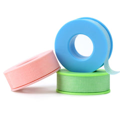 Obeyalash tres rollos verde, azul y rosa para fijación cómoda.