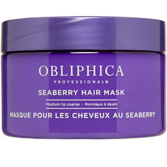 Obliphica Seaberry Masque, application facile pour cheveux nourris et hydratés.