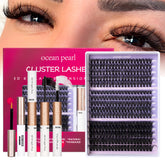 Ocean Pearl kit 300 pestanas cluster: crea un look natural en casa