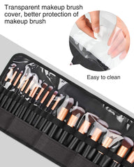 OCHEAL bolso de viaje para brochas de maquillaje, transporte cómodo