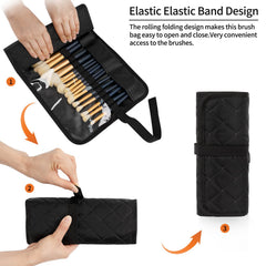 OCHEAL estuche para brochas, transporte seguro y práctico en cualquier viaje.