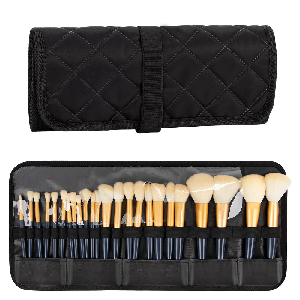 OCHEAL porta brochas, diseño enrollable, acceso rápido para maquillaje diario.