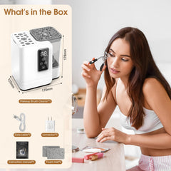 OctHope accesorios incluidos maximizan la limpieza y el mantenimiento de las brochas.