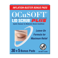 OCuSOFT limpiador de parpados con toallitas individuales para higiene suave