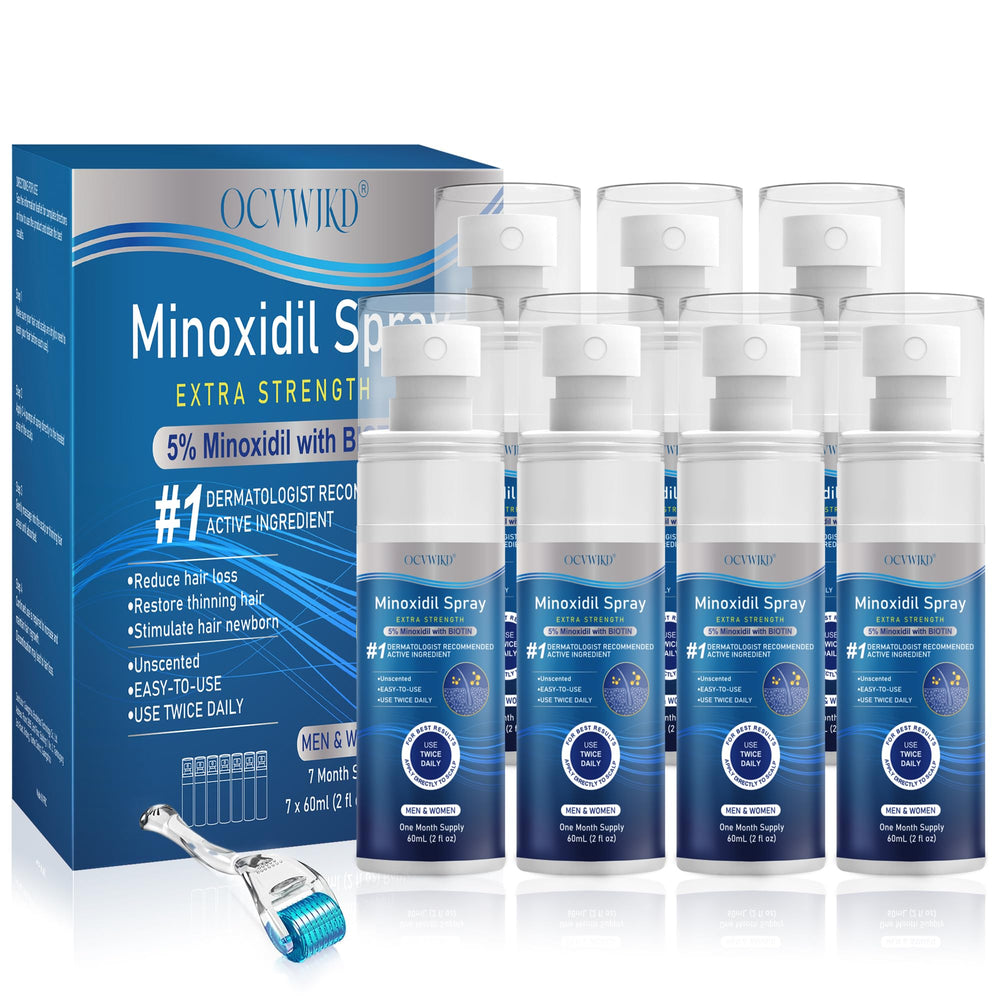 OCVWJKD Minoxidil spray botella: densifica densidad del cabello.