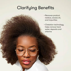 Odele Clarifying shampoo lather forming rich foam signaling buildup removal