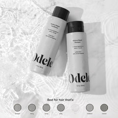 Odele ingredientes clave argán y jojoba para nutrir el cabello.