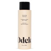 Odele Volumizing Shampoo bottle-front view highlighting weightless cleansing.