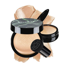 OETUIOW mushroom head air cushion CC cream bottle delivers light, hydrating coverage for a natural finish.