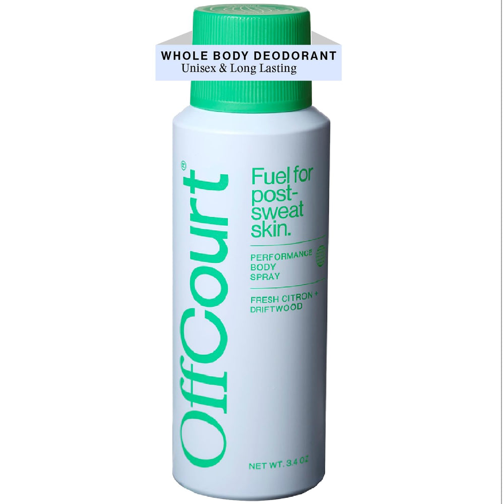 OffCourt spray natural para cuerpo en envase 34 oz, control de olores diario