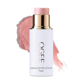 Ogee: iluminador facial perlado realza brillo natural para uso diario.