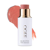 Ogee Barra Facial Esculpida en Diamante Rosa, tono mate neutro para un look natural.