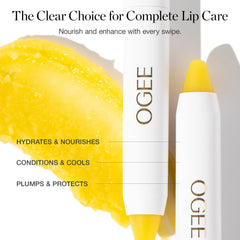 Ogee Sculpted Lip Oil, textura sedosa que se funde al tocar los labios.