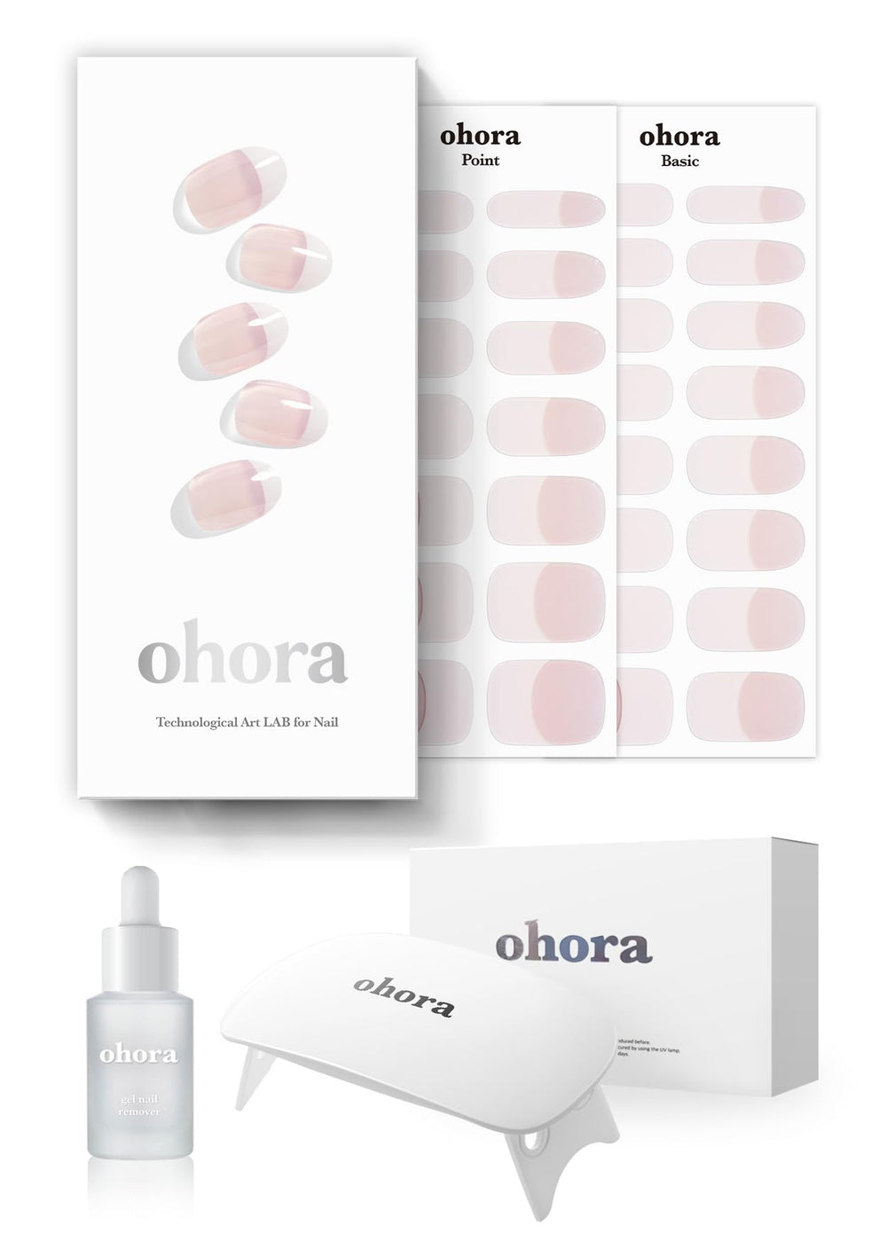 Ohora bandas esmalte semicurado set completo, acabado duradero para la semana.