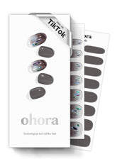 ohora láminas de gel semicuradas con degradado oscuro para uñas elegantes