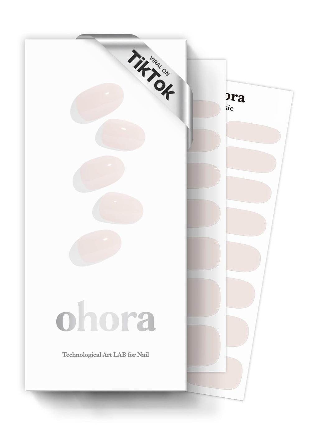 ohora N Cream Light paquete completo de tiras y accesorios para uñas