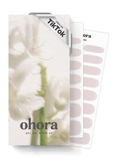 ohora N Glazed Glow kit de uñas para un look de salón en casa