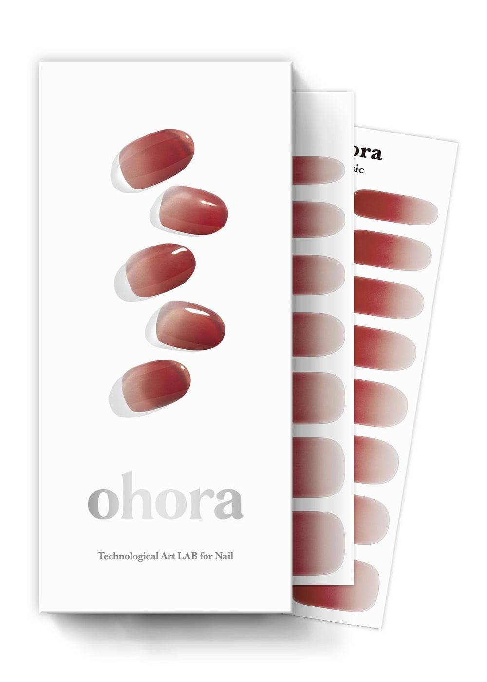 Ohora N Fig Jam: láminas rosa ombré para un acabado profesional.
