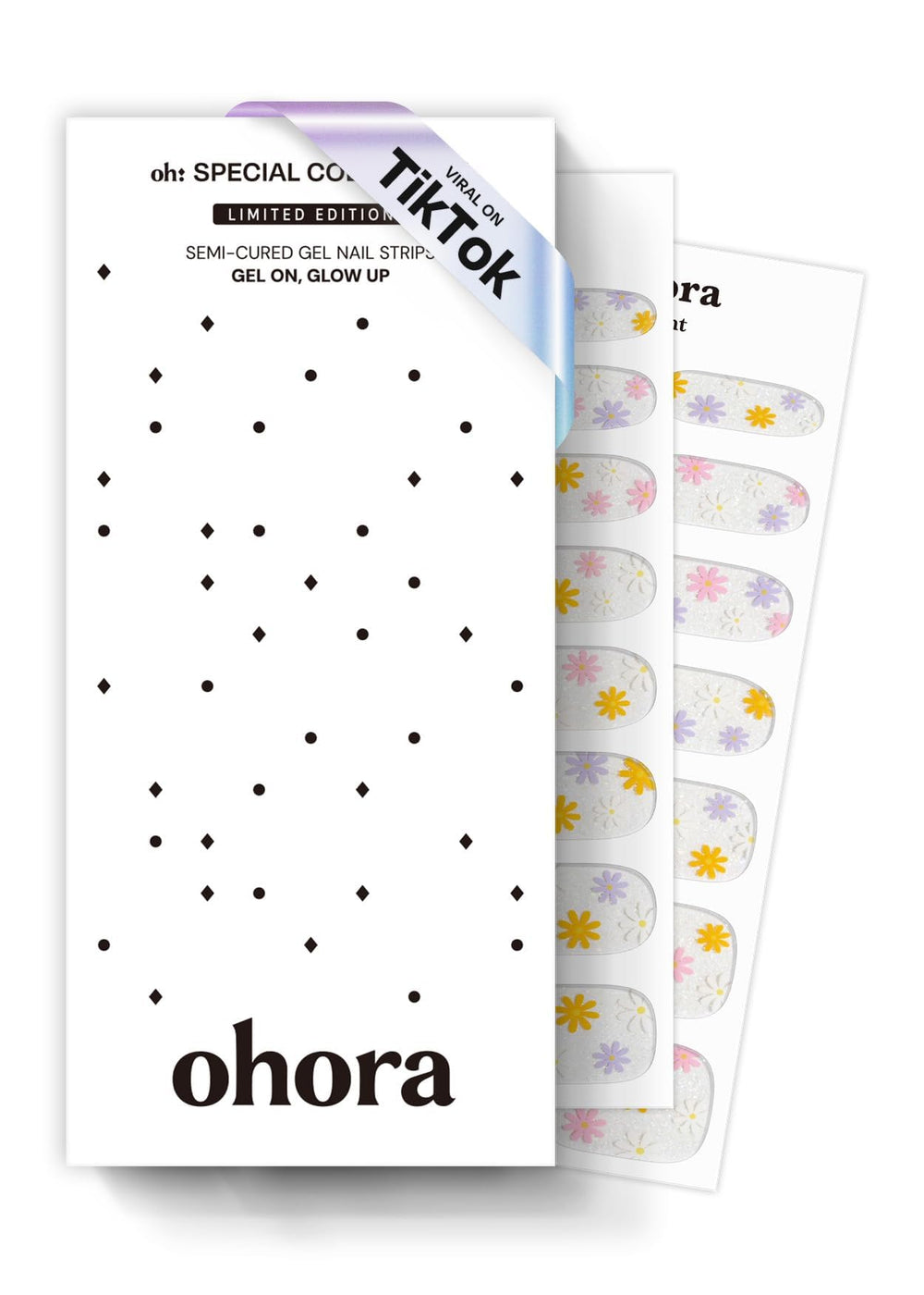 Ohora N Daisy Disco arcoíris, acabado brillante y duradero.