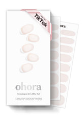 ohora: caja y accesorios del set de tiras de gel semicurado para uñas, contenido incluido