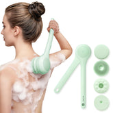 Oh,XIYU cepillo corporal eléctrico con doble mango para espalda