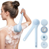 Oh,XIYU cepillo corporal eléctrico con mango dual para espalda